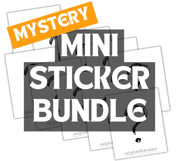 Mystery Mini Sticker Bundle - 10 Mini Stickerbögen